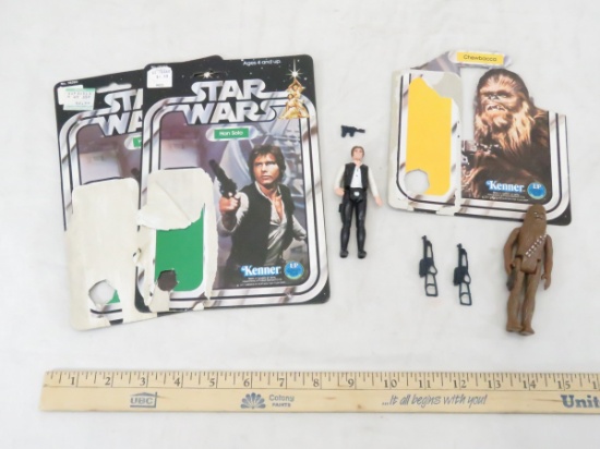 Star Wars Han Solo and Chewbacca Figures