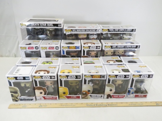 Star Wars Funko Pop- 16 single, 1 duo & 3 trios
