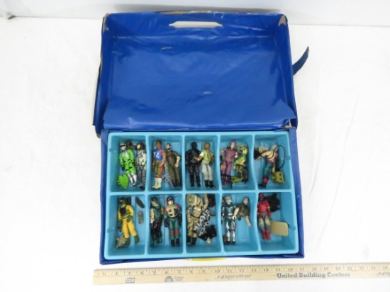 Vintage GI Joe Action Figures in Case