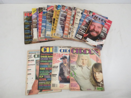 20 1970's Circus magazines