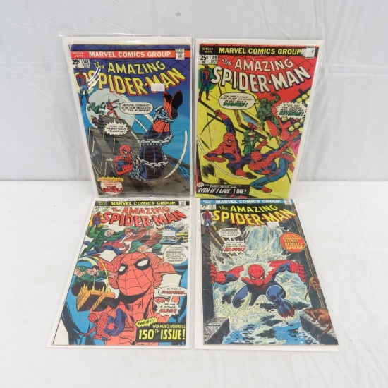 4 Marvel The Amazing Spider-Man #148, 149, 150,151