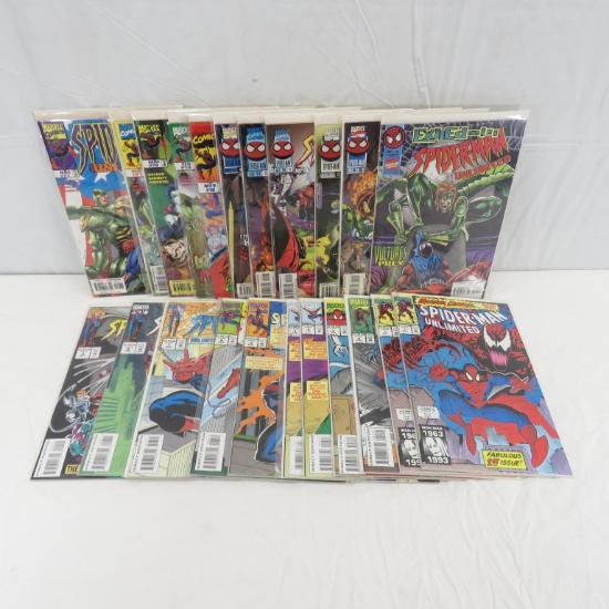 22 Marvel Comics Spider-Man Unlimited with 2 #1's