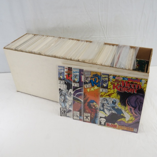 Long Box Marvel Comics - Moon Knight, Gambit, Etc