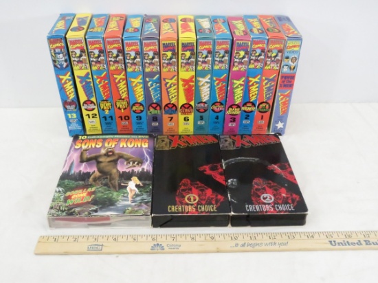 X-Men VHS 1-13, Creator's Choice 1&2 and others