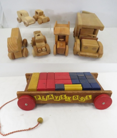 Hand Made Wooden Vehicles & other toys- Debresk