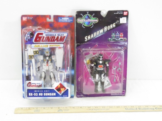 Bandai Mobile Suit Gundam & Shadow Borg on cards