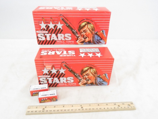 2 full cases of 60 3 stars roll caps