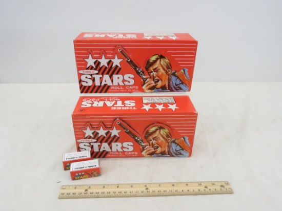 2 full cases of 60 3 stars roll caps