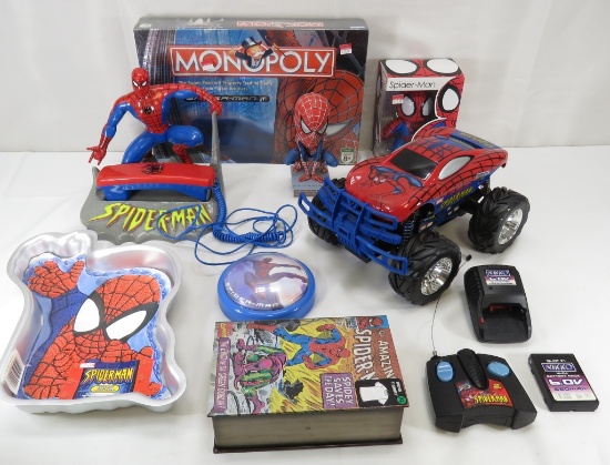 Spider-Man Nikko Car, Monopoly, Telephone & More
