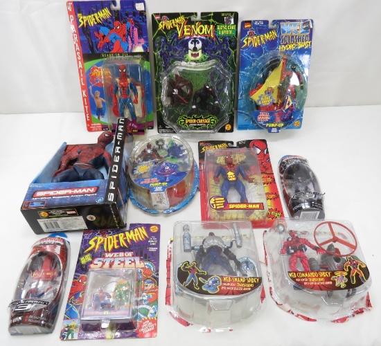 11 1990's Spider-Man Action Figures