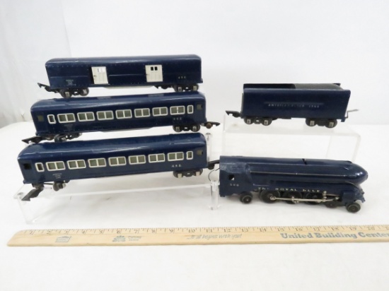 American Flyer Royal Blue 556 engine & tender