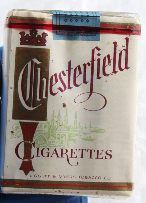 Vintage. Chesterfield Cigarette Pack Unopened