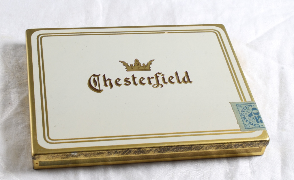 chesterfield cigarette tin Vintage. Chesterfield Cigarettes Tin Box Unopened