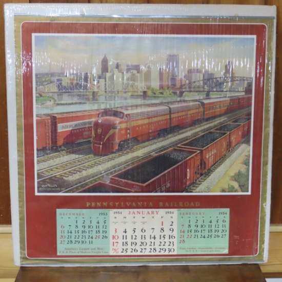 1954 Pennsylvania Railroad Calendar