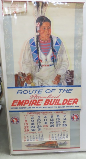 1947 GNRY Empire Builder Calendar- Winold Reiss