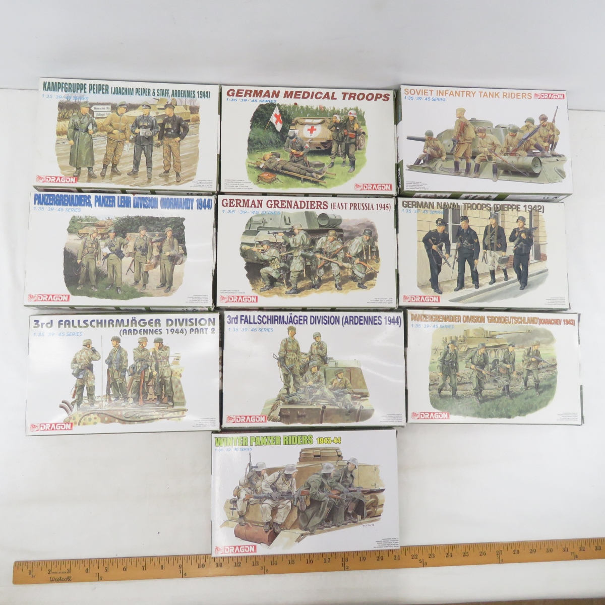 10 Dragon Military Model Infantry Kits Complete Proxibid