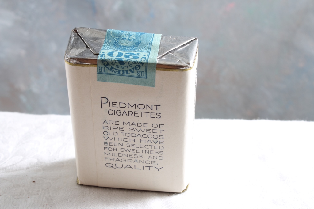 piedmont cigarette pack Vintage Piedmont Cigarettes Pack Sealed