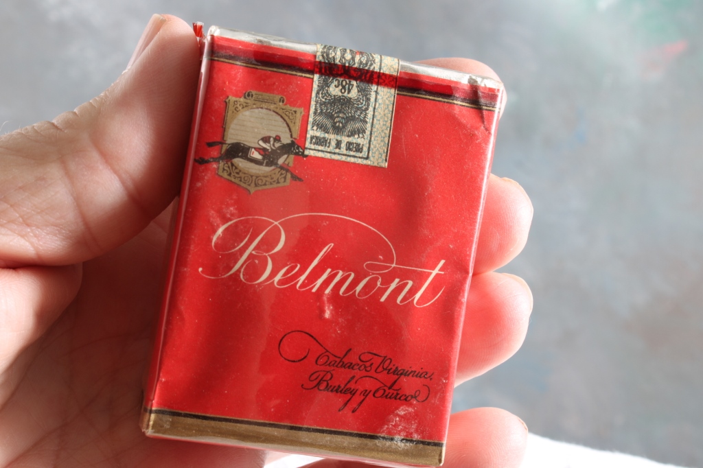 belmont cigarettes logo Vintage Belmont Cigarettes Pack Sealed