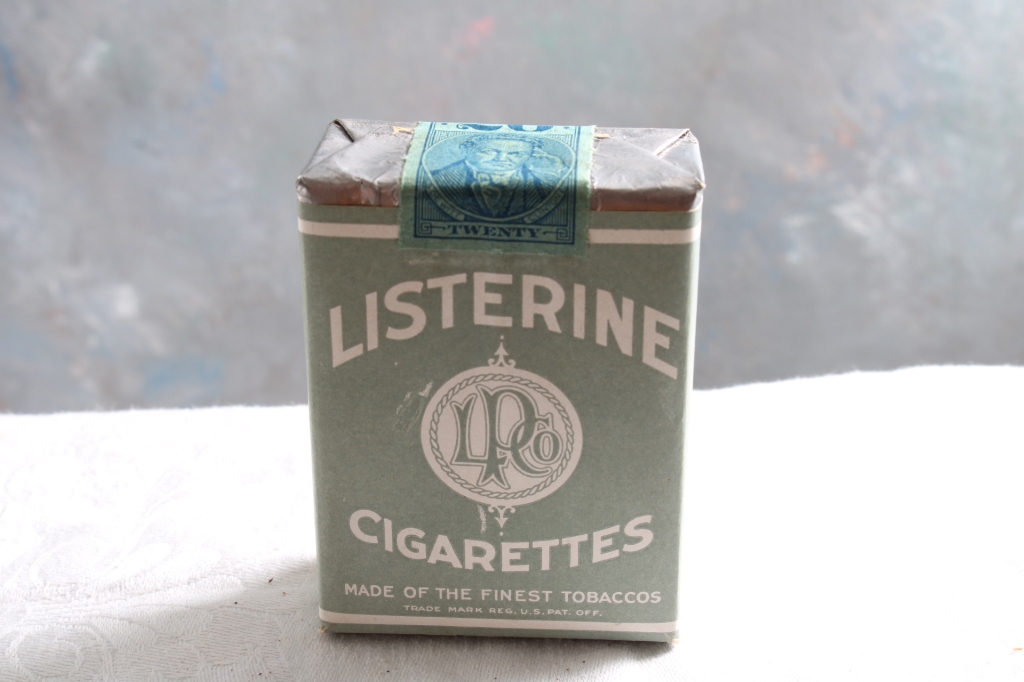 Vintage Listerine Cigarettes Pack Sealed