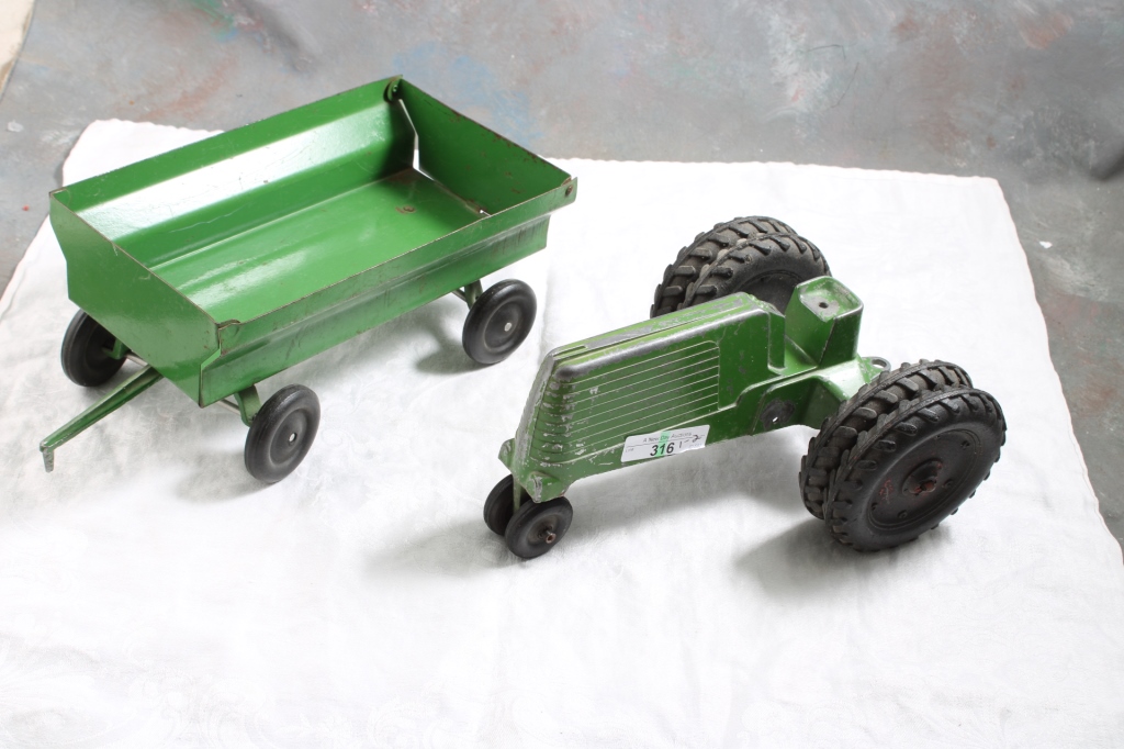 Oliver Slik Toy Tractor, Farm Wagon Proxibid