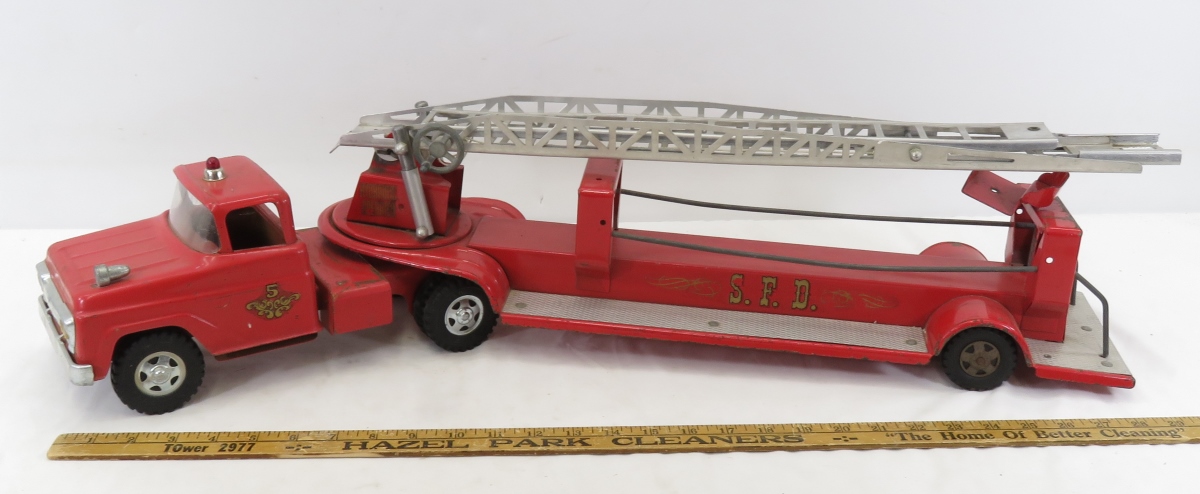 Vintage Structo SFD Fire Truck Proxibid