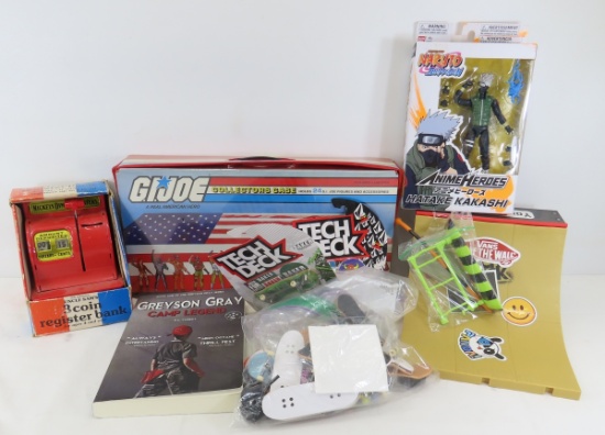 GI Joe, Tech Deck, Naruto, Bank & Book
