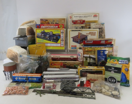 HO Train Accessories, Pier Set, Cars & More