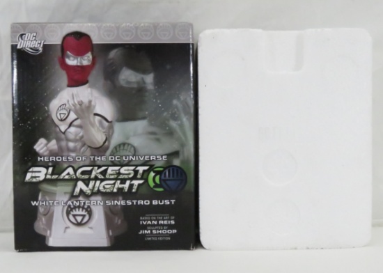 Blackest Night White Lantern Sinestro Bust