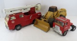 ERTL Case W30, Tonka Fire Truck & ERTL Cab