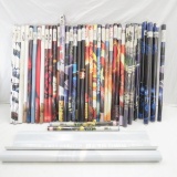 42 Posters, Marvel, DC, & Walking Dead sticker