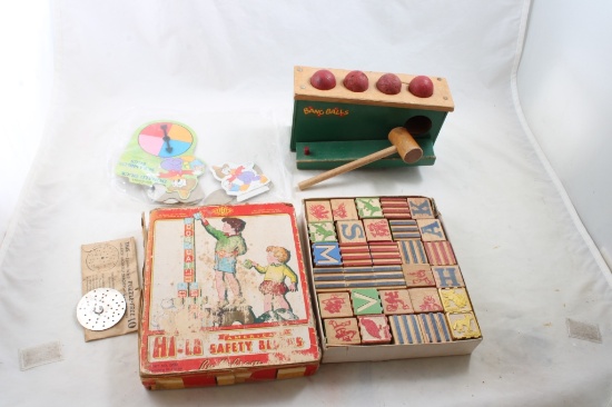 Vintage Toys & Games Lot Cracker Jack & More