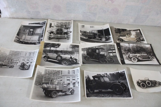 10 Antique Cars/Trucks/Railroad Car Photos Rentals