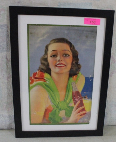 1931 Rolf Armstrong Nehi Soda Framed Print
