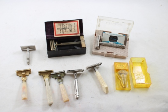 Gillette & Other Safety Razors Lot