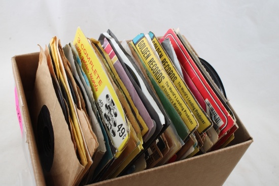 75+ Sleeved 45 RPM Records + More Variety Genres