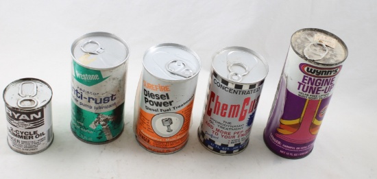 5 Unopened Auto Treatment Cans Zip Tops