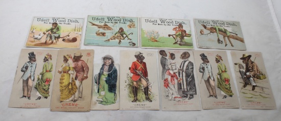 11 Monkey Victorian Trade Cards