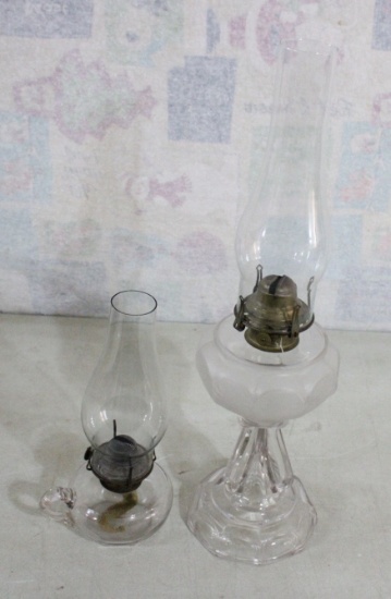 Queen Anne #2 Oil Lamp, Finger Oil Lamp