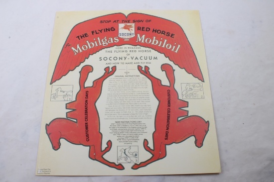 The Flying Red Horse Mobilgas/Oil Repro of 1934