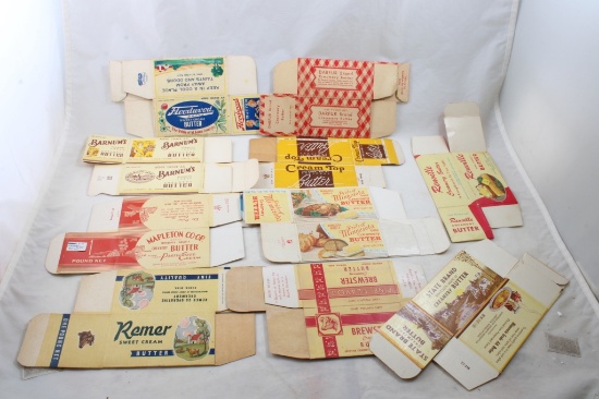 10 Butter Boxes all Minnesota Creameries