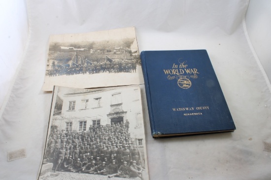 WWI B&W Photos, Watonwan County World War Book