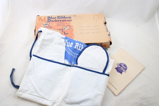 Chef's Pabst Blue Ribbon Beer Barbecue Outfit