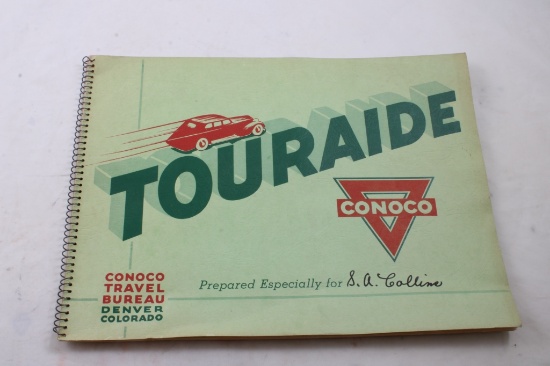 1936 Conoco Touraide, Sticker & Letter