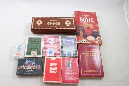 Playing Cards Casinos, Airlines, Marlboro + Books