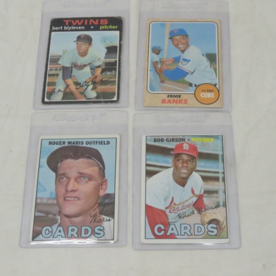 Maris, Gibson, Banks & Blyleven Baseball Cards
