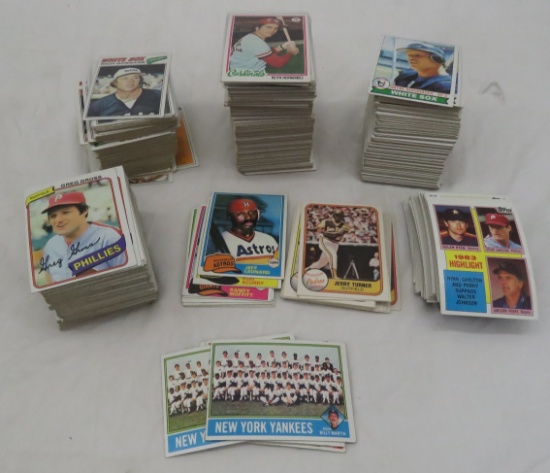 1976-81, 1984 Topps & 1981 Fleer Baseball Cards