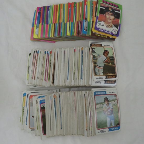 1974 & 1975 Topps Baseball Cards