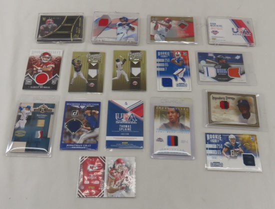 Panini and score Jersey and signature cards.