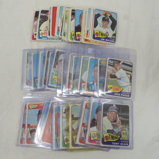 70+ 1965 Topps Baseball Cards with Stars