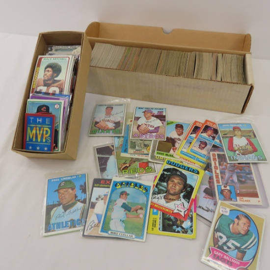 Mixed sports cards 1960s - 1980s.